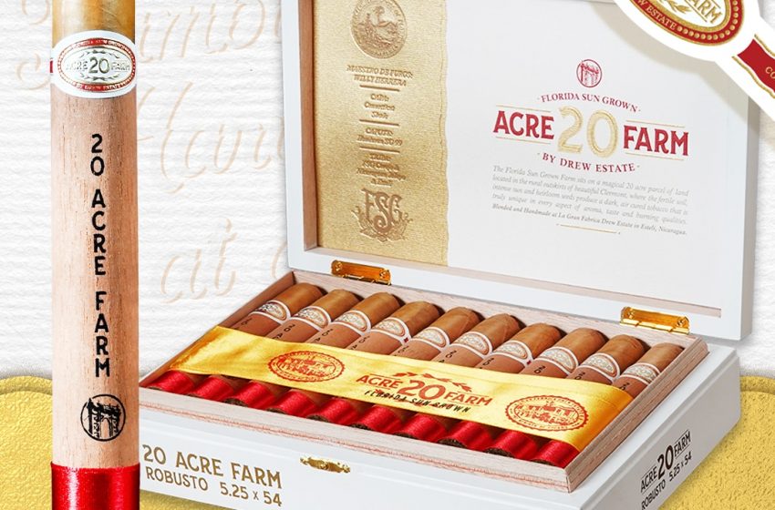  Drew Estate Ships 20 Acre Farm – Cigar News