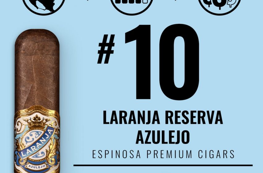  No. 10 Cigar of the Year 2021 – Laranja Reserva Azulejo
