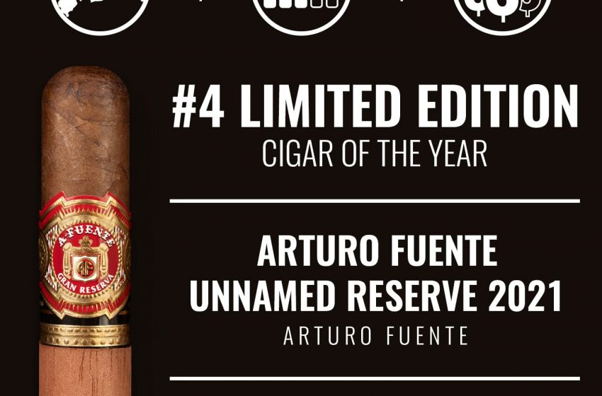  No. 4 Limited Edition Cigar of the Year 2021 – Unnamed Reserve 2021