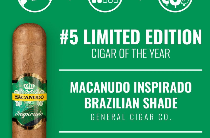  No. 5 Limited Edition Cigar of the Year 2021 – Inspirado Brazilian Shade