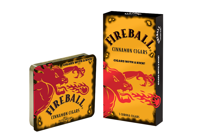  Fireball Whisky and STG Collaborate on New Spicy Cinnamon-Flavored Cigars