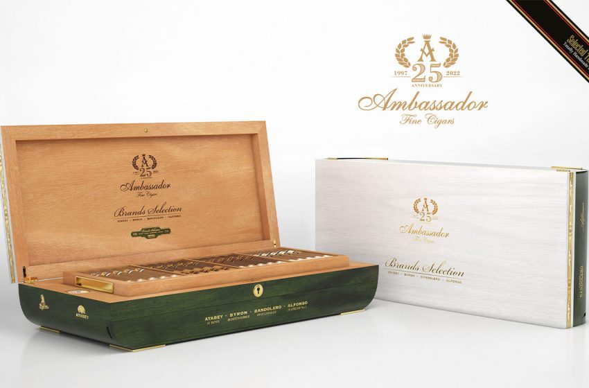  Ambassador Fine Cigars Celebrating 25th Anniversary With Limited Edition Selected Tobacco Humidors – CigarSnob