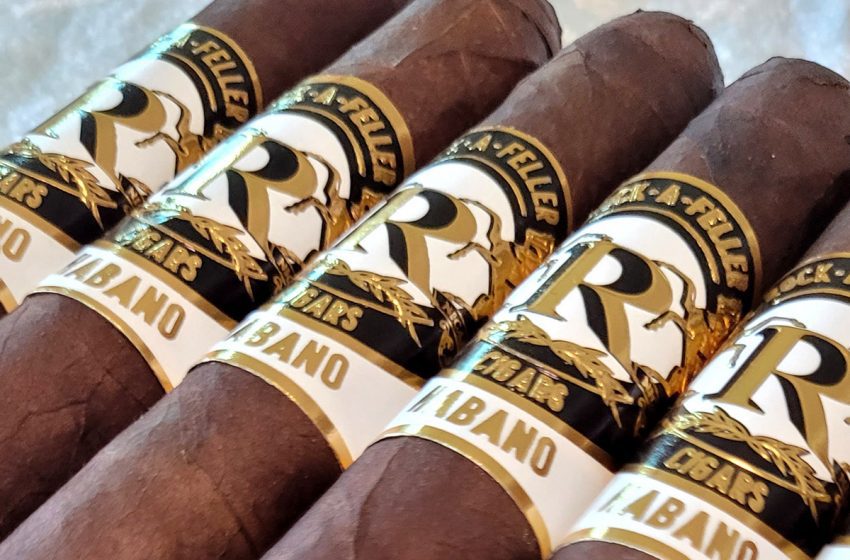  Nicaragua Habano Lonsdale Coming From Rock-A-Feller