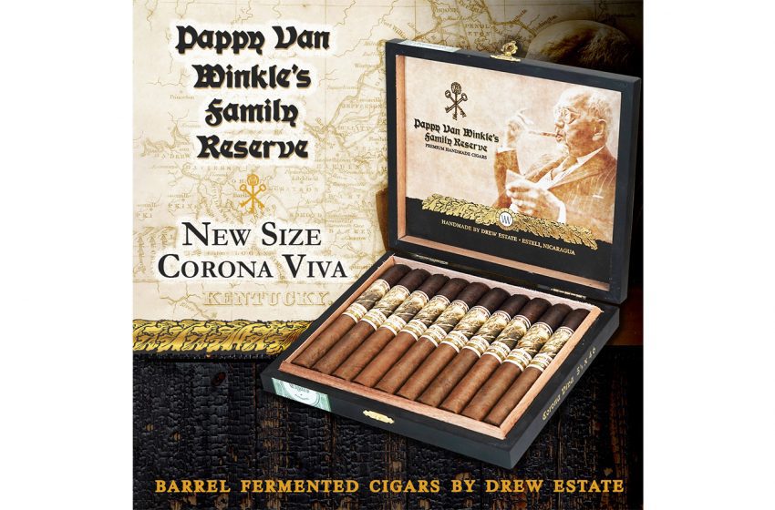  Drew Estate Introduces All-New Pappy Van Winkle Barrel Fermented Corona Viva Exclusively for Pappy & Company