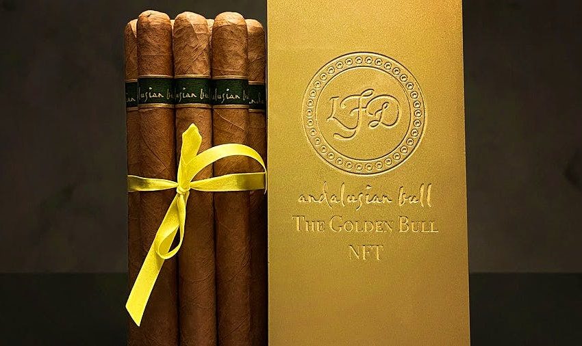  La Flor Dominicana Golden Bull NFT Auction Starting August 11 | Cigar Aficionado