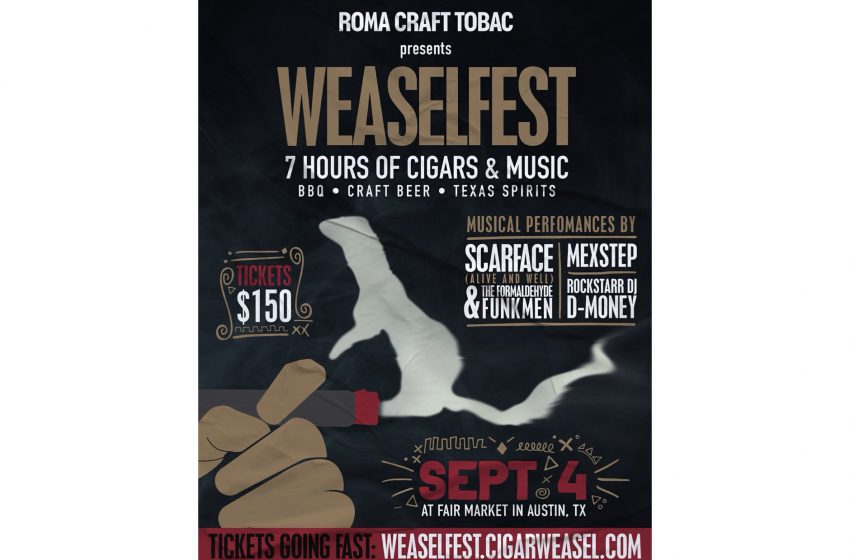  RoMa Craft Tobac’s Weaselfest 2022 Taking Place Sept. 4