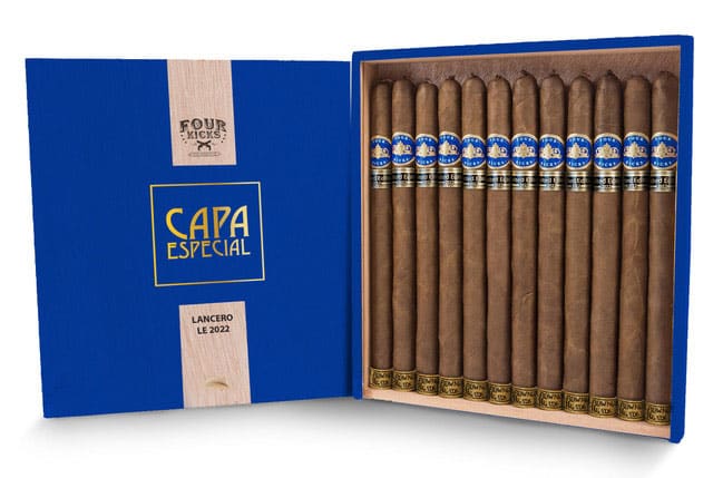 crowned-heads-announces-four-kicks-capa-especial-lancero-le-2022-–-cigar-news