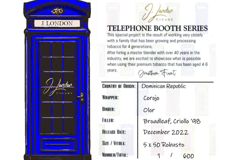  J. London’s Telephone Booth Series Debuting This Month