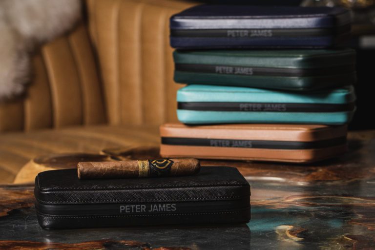  Peter James Launches Higher End Black Label Collection Cigar Cases