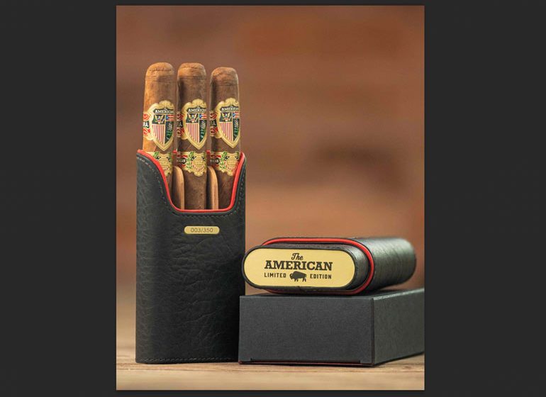  Brizard and J.C. Newman with The American Black Bison Cigar Case