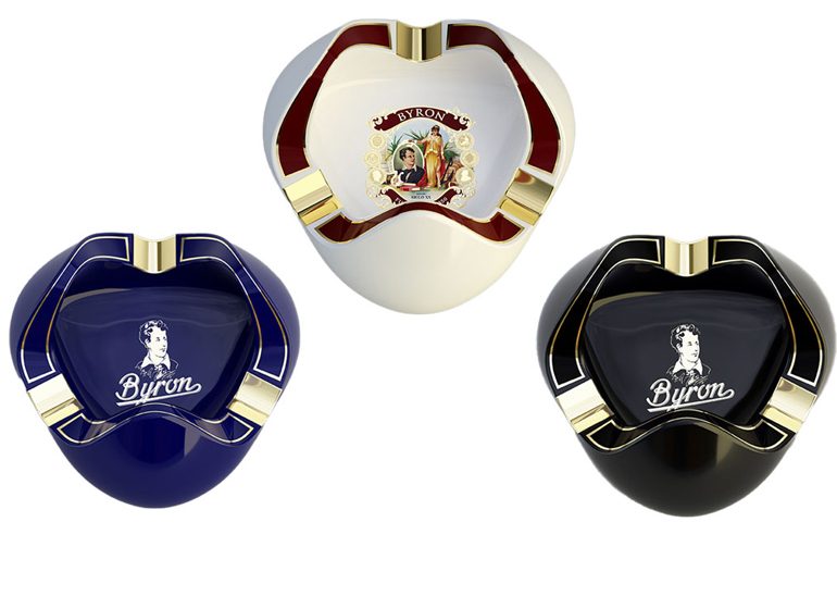  Limited Edition Of Byron Porcelain Ashtrays Available